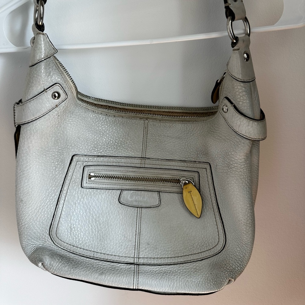 Vintage leather Coach bag